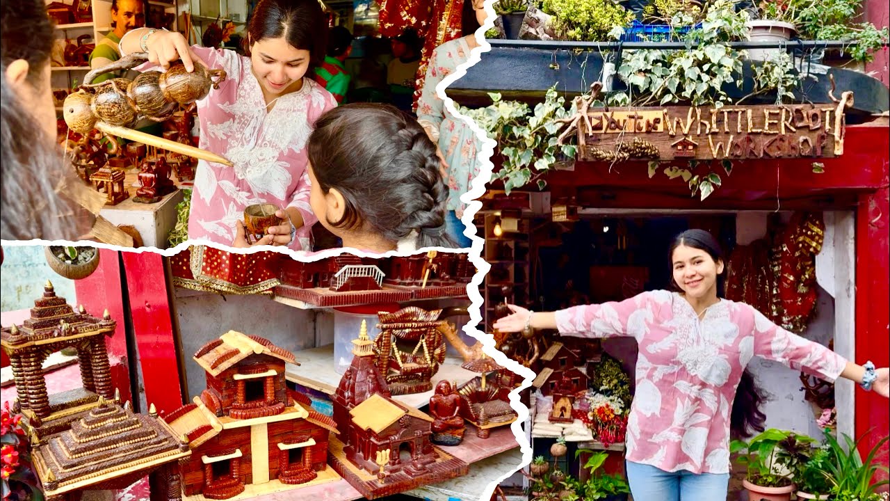 Aaj hum gye DUNAGIRI MANDIR😍...|| wooden HANDMADE things♥️…