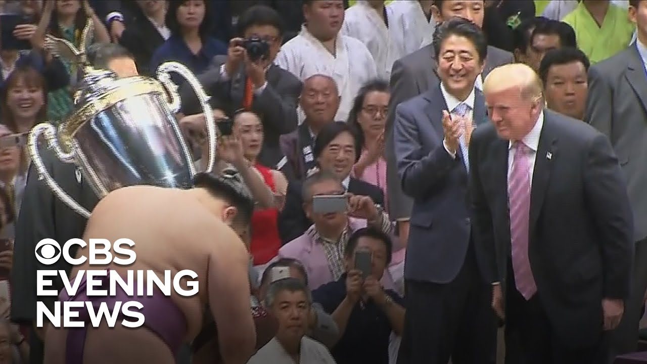 Trump spends first full day in Japan with Shinzo Abe