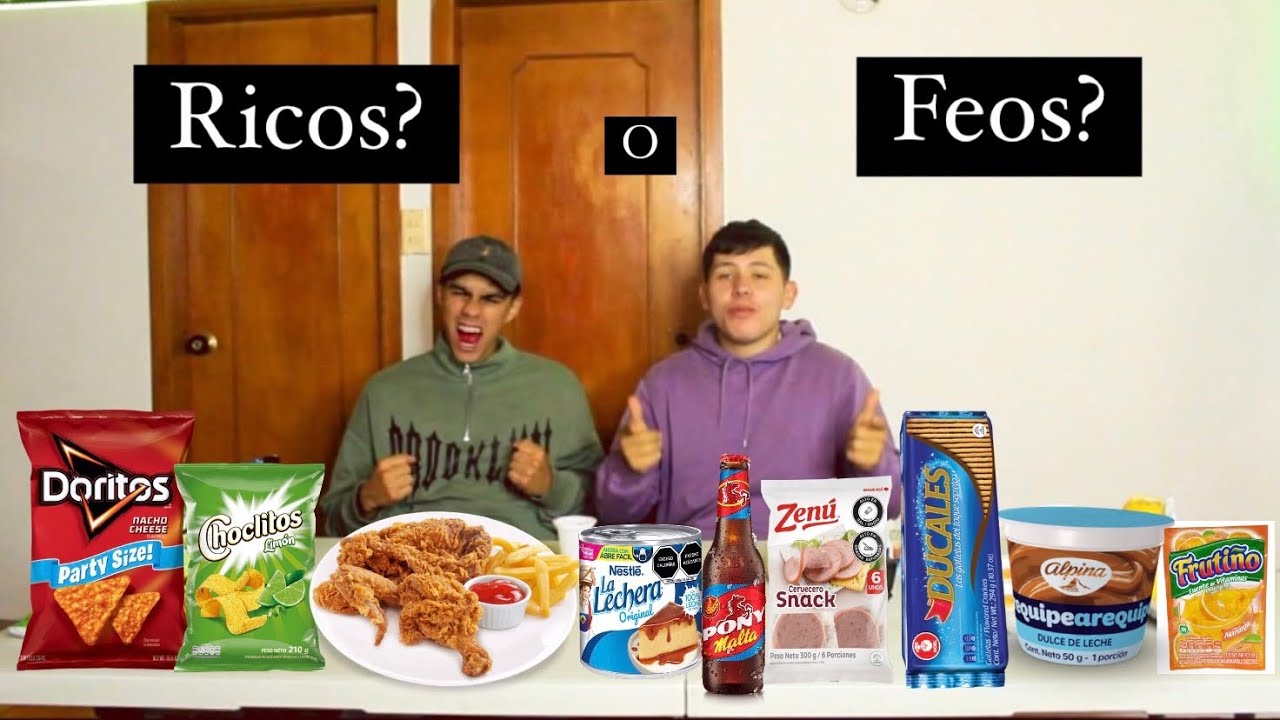 mezclas RARAS de COMIDA COLOMBIANA