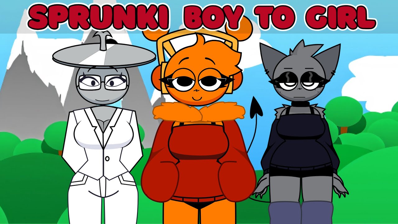 Sprunki Human Retake – Boy to Girl, Girl to Boy! 🎭💖 Custom Mod