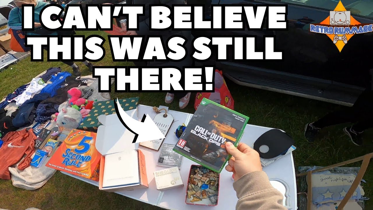 I Can't Believe This Was STILL There! Video Game Hunting @ My Local Car Boot Sale!