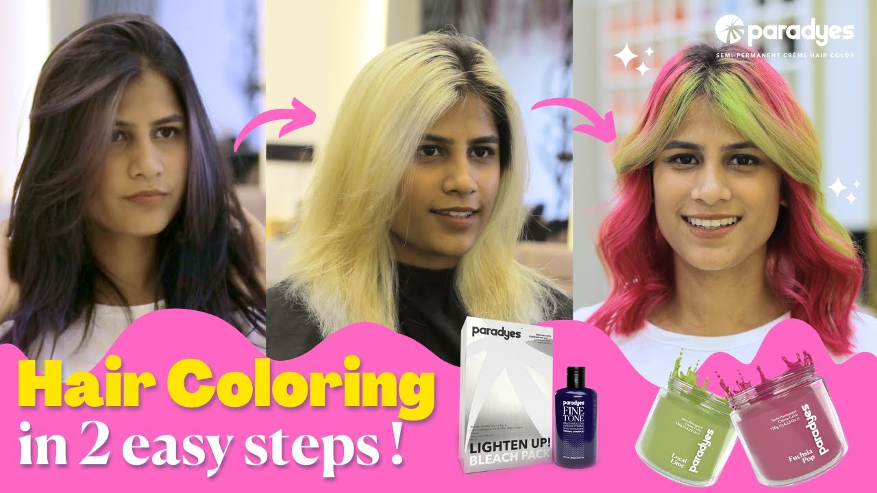 2-Step Guide To Coloring Your Hair and Not Ruining It!