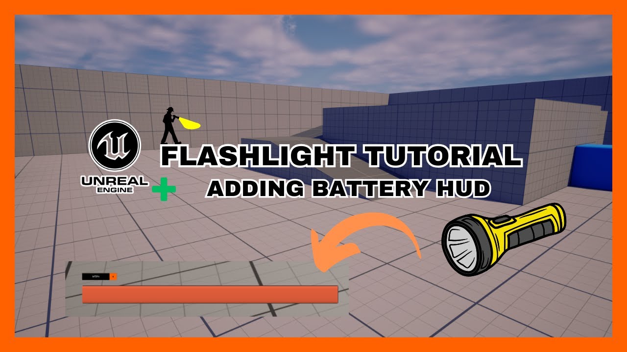 How To Create Battery Bar For Flashlight (3/4) - Unreal Engine 5 Tutorial