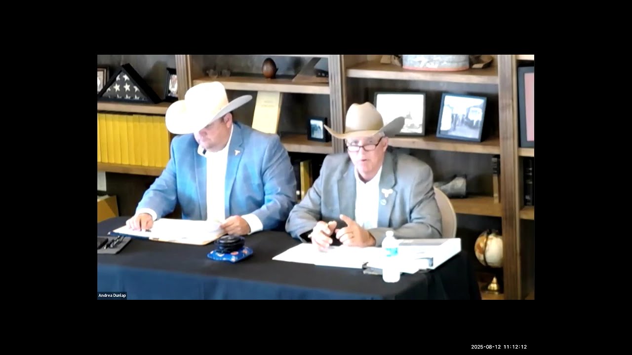 Ona Highlight with guest speakers Rick Moyer and Dusty Holley with the Florida Cattlemen's Assoc.