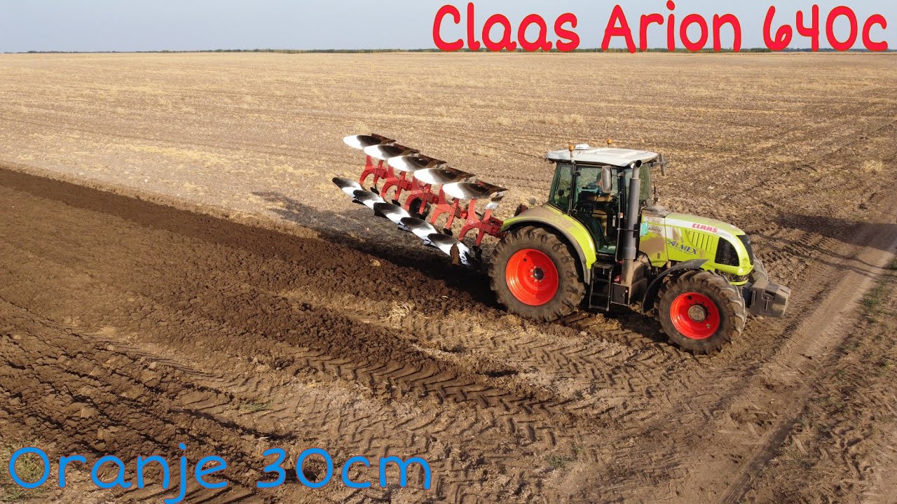 Jesenje Oranje; Claas Arion 640c & Gregoire Besson !