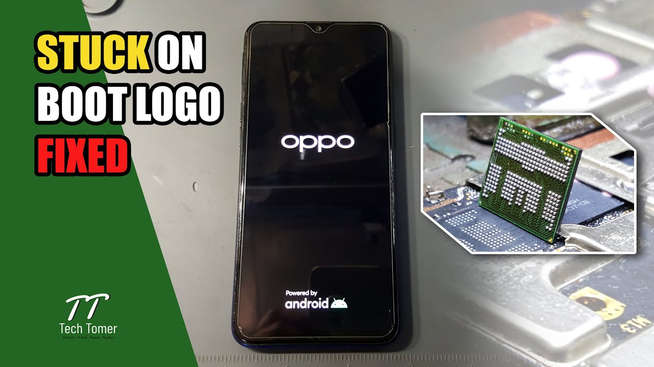 OPPO F9 Stuck on Boot Logo eMCP Repair with UFi Box Tutorial | Tech Tomer