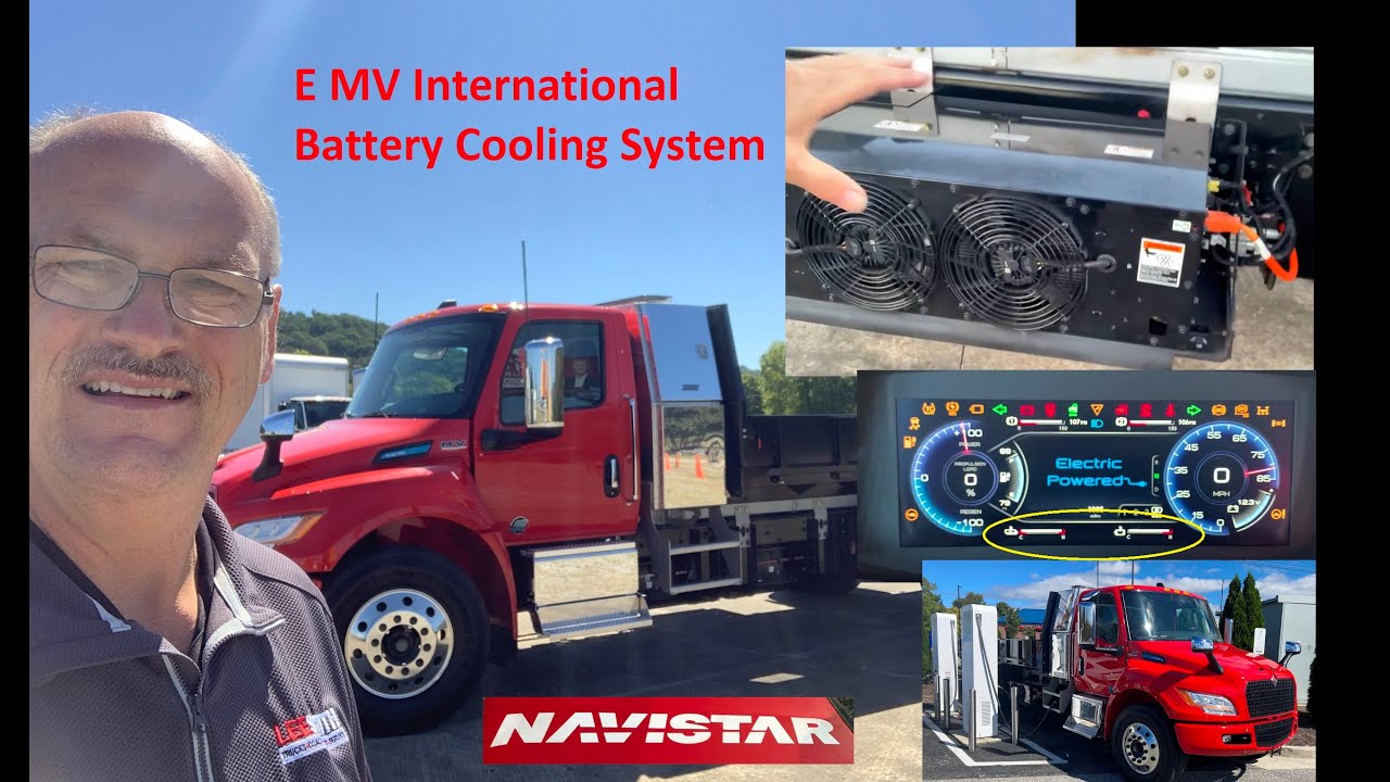 Electric Medium Duty Vehicle Truck Battery Cooling System E MV International Michael Olden