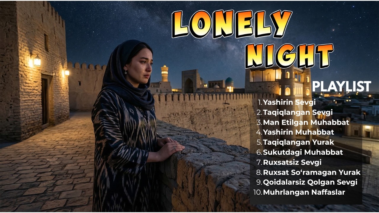 Uzbek Broken Heart Songs 🌌 | Lonely Night Sad Uzbek Music Playlist