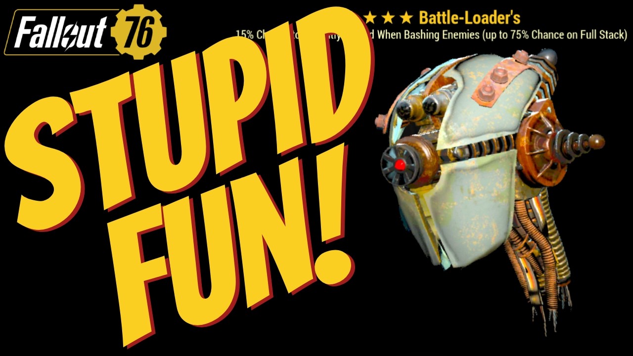 Fallout 76 - Quad Assaultron Head + Battle Loader's = A Good Time