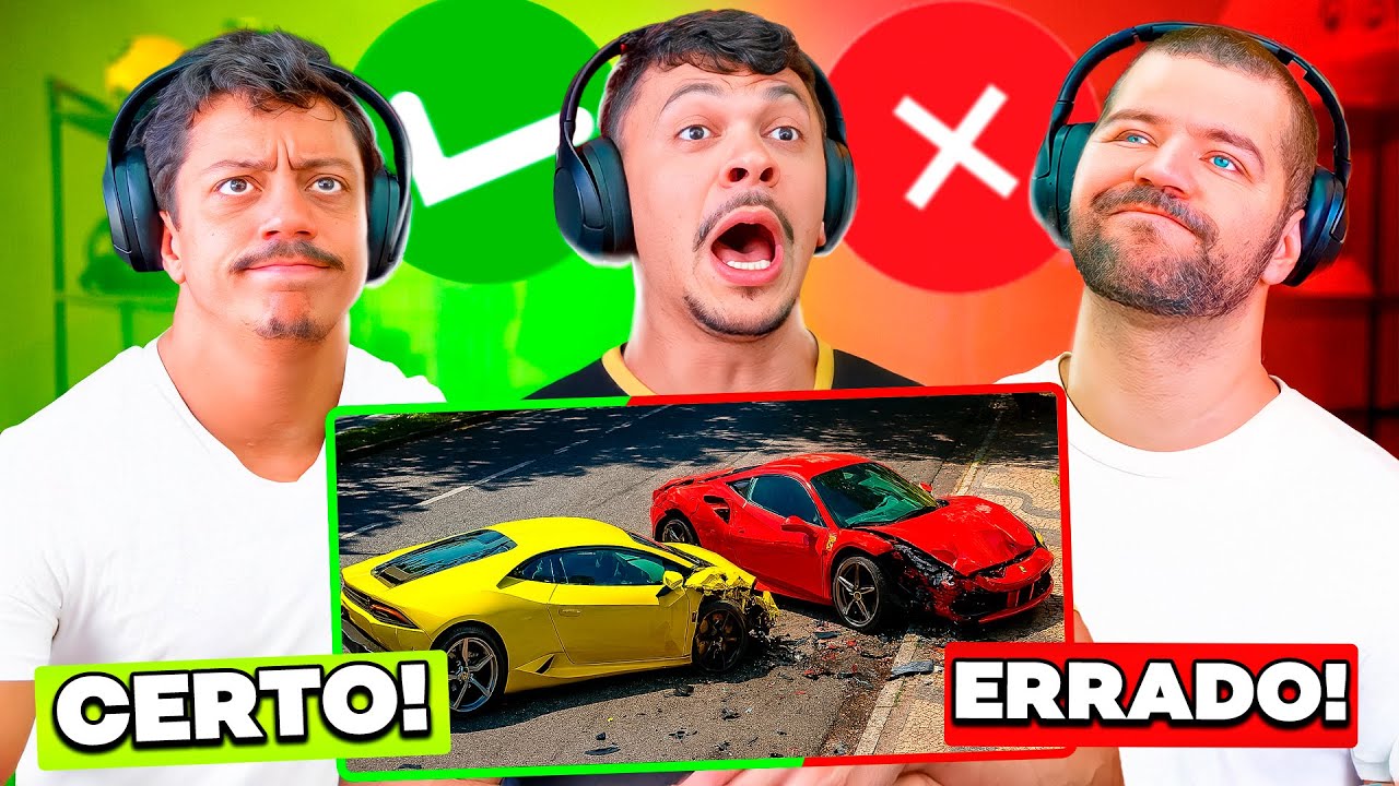 GRAVE🚨 QUEM É O CULPADO?? REAGINDO A IMPREVISTOS NO TRÂNSITO 😂 #2