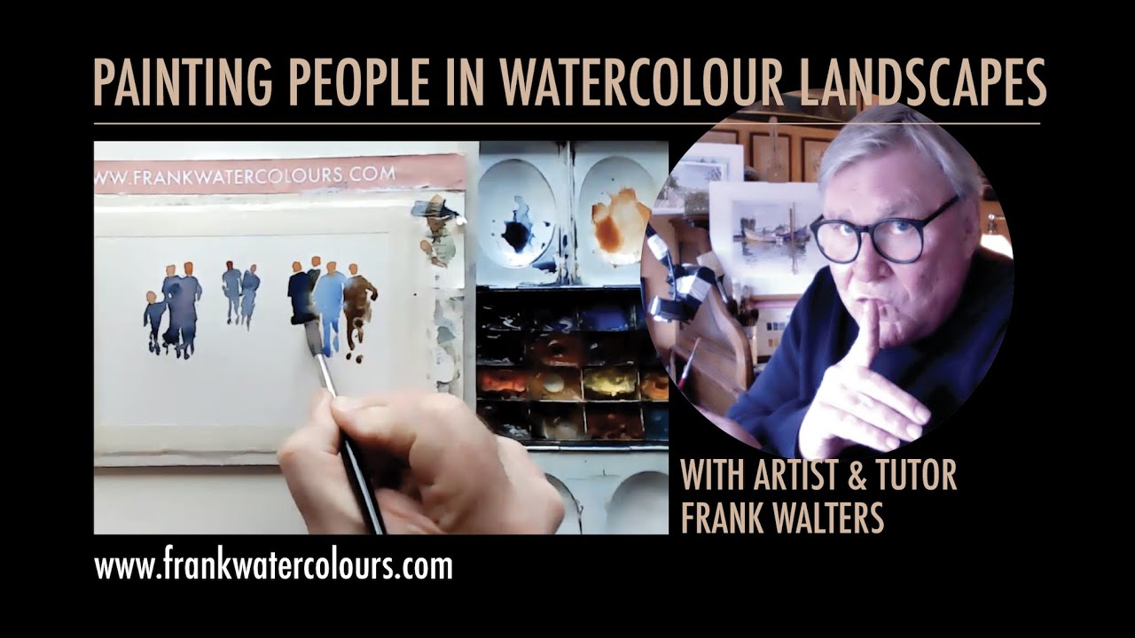 Painting people in watercolour landscapes - Learn all the secrets