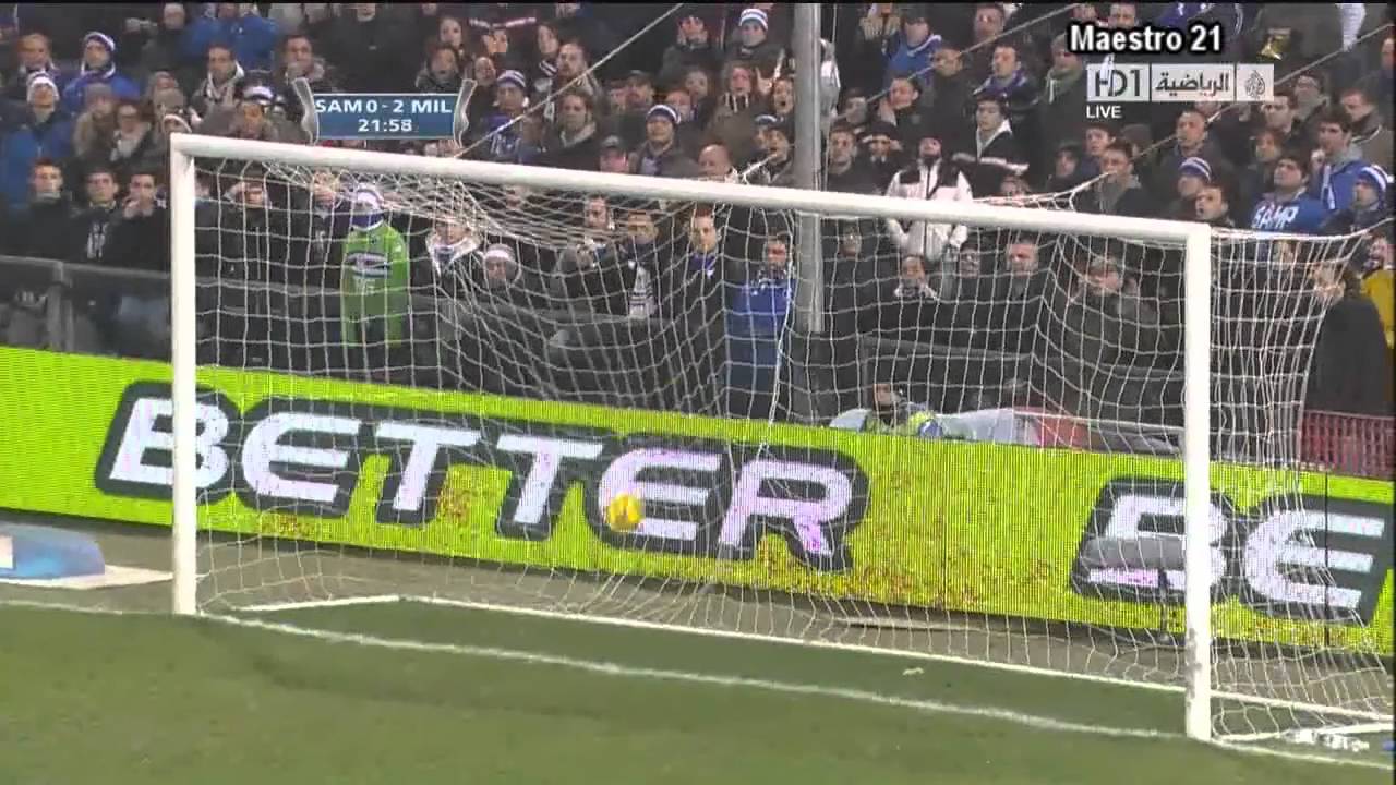 Highlights Sampdoria 1-2 AC Milan - 26/01/2011