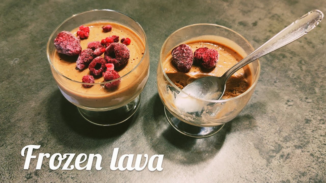 Frozen lava - sweet protein recipe 😍