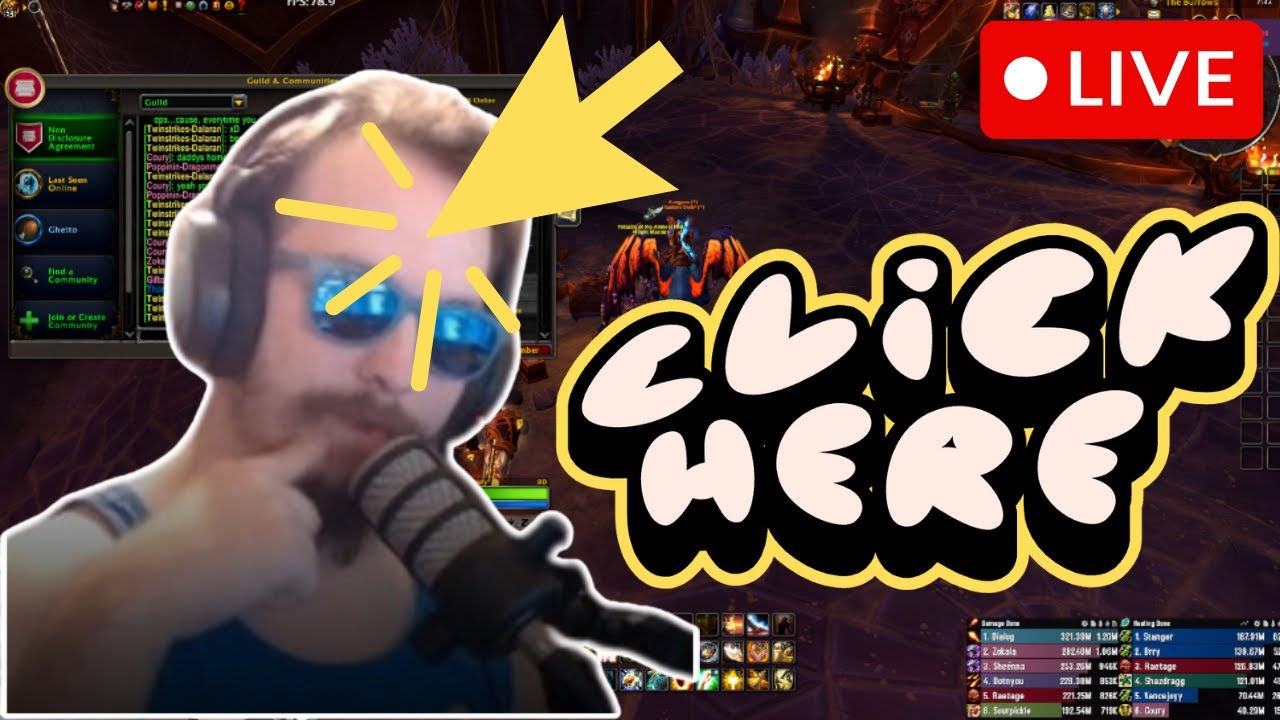 World of Warcraft Community Raid Night (BYOB) — Fun & Chaos | Live VOD