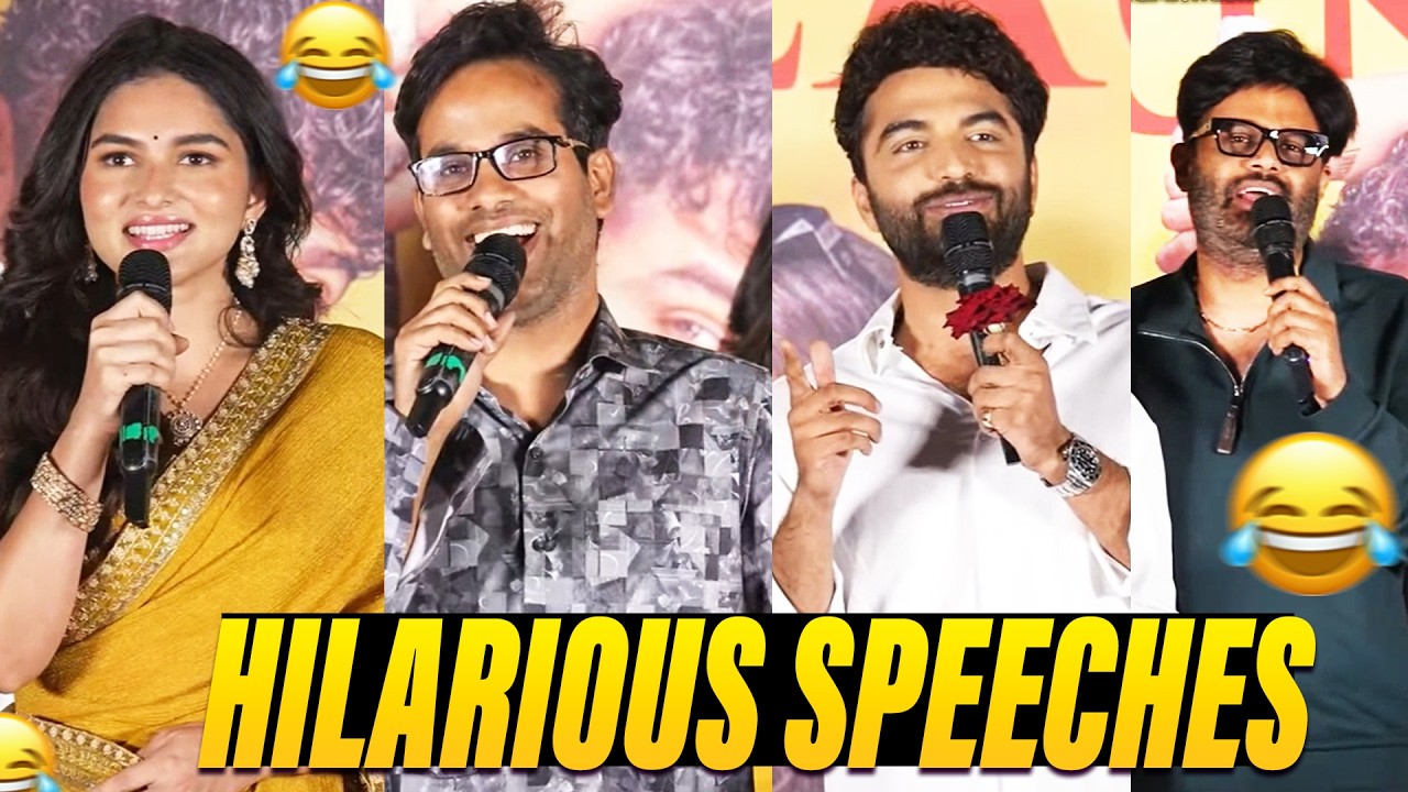 Funky Team Hilarious Speeches 😂 | Vishwak Sen | Kayadu Lohar | Anudeep | Naga Vamsi