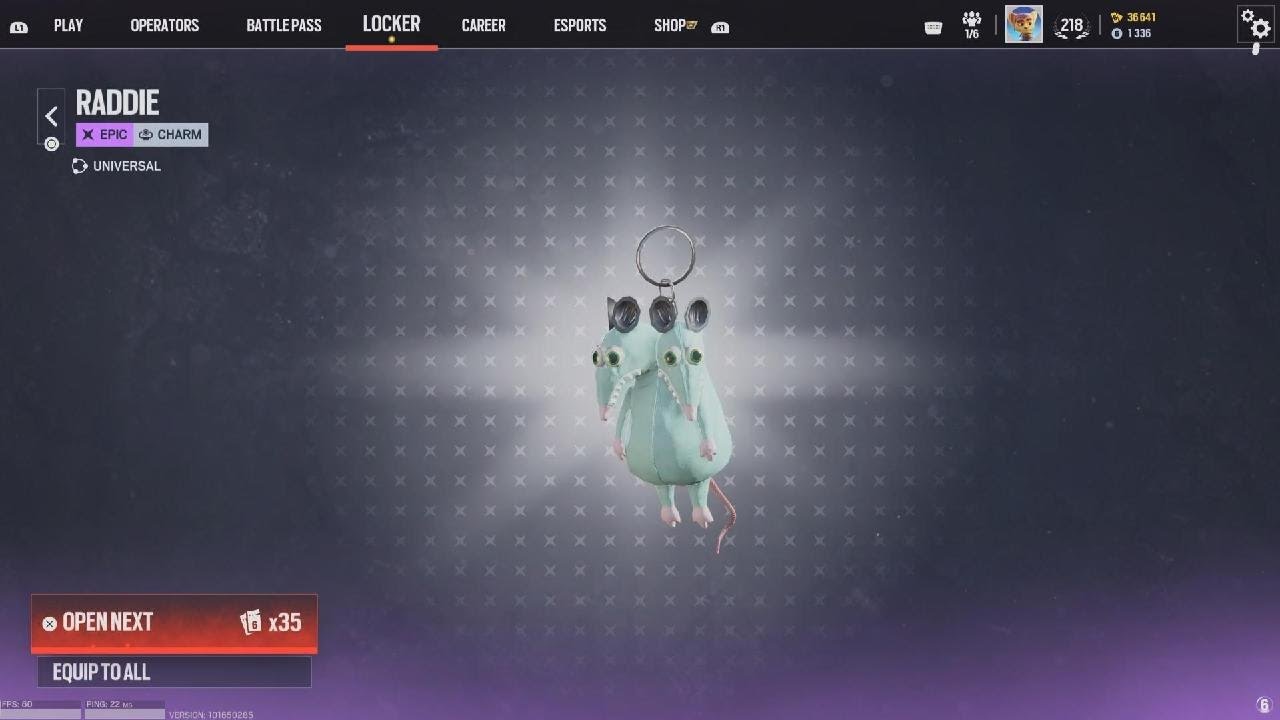 R6 pack opening
