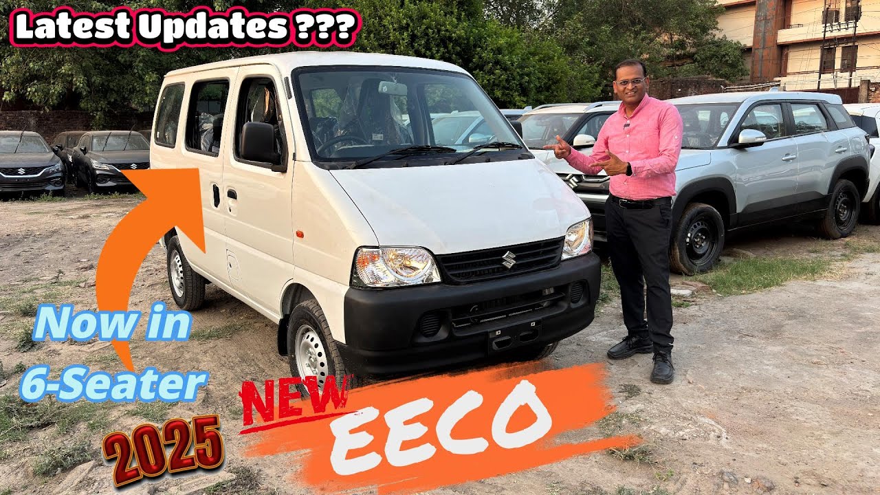 NEW MARUTI EECO Now in 6 Seater with Six Airbags ! Watch Updated 2025 Maruti Eeco