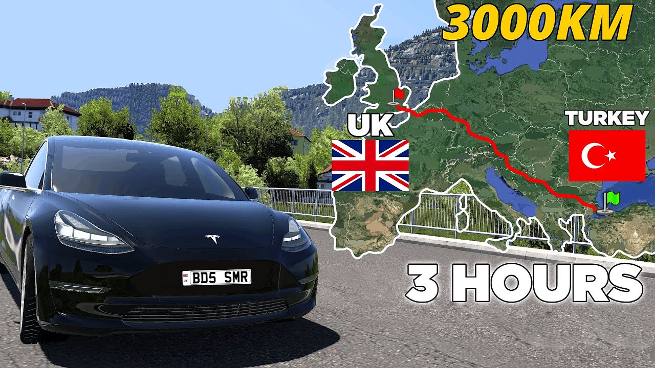 ETS2 Longest Road Trip in Europe (Istanbul to London) Turkey to UK | Euro Truck Simulator 2