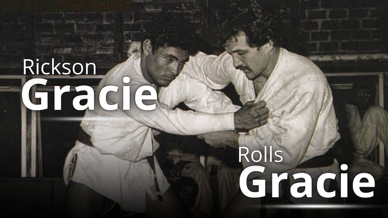 TREINO OLDSCHOOL: Rickson Gracie Vs Rolls Gracie