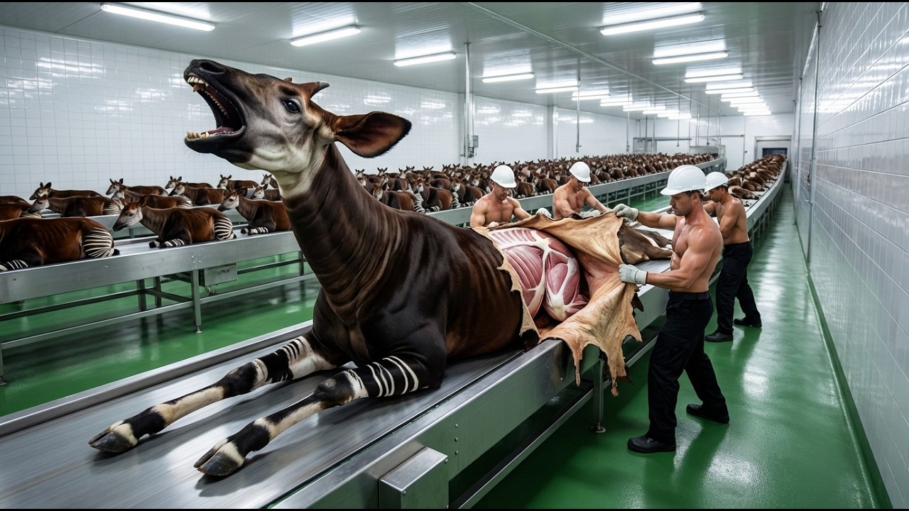 Inside The World’s Largest Okapi Mega Factory From Raw Power to Million-Dollar Luxury Products 🦒