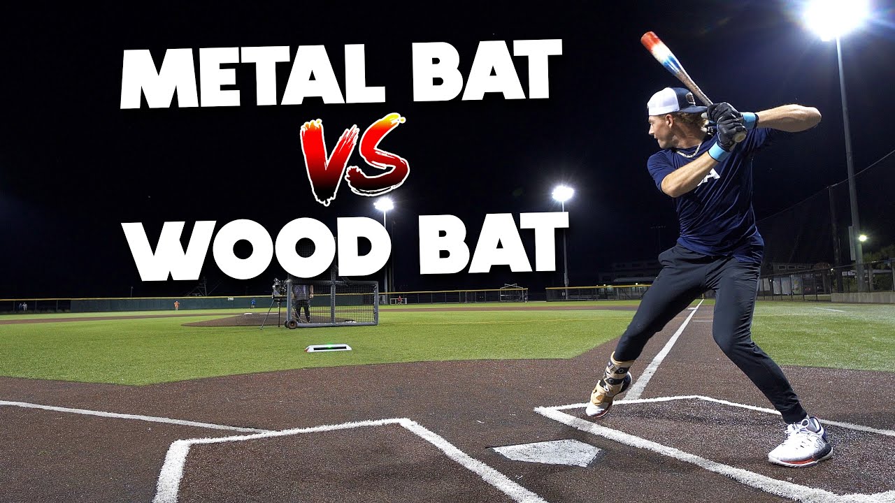 How much hotter is a METAL BAT than a WOOD BAT? | Baseball Bat Bros feat. PJ Morlando