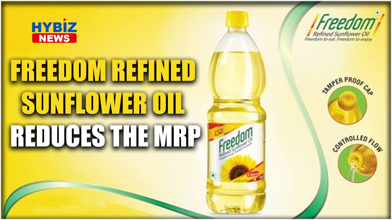 Freedom Sunflower Oil Reduces it MRP By 15 Rs | Hybiz tv
