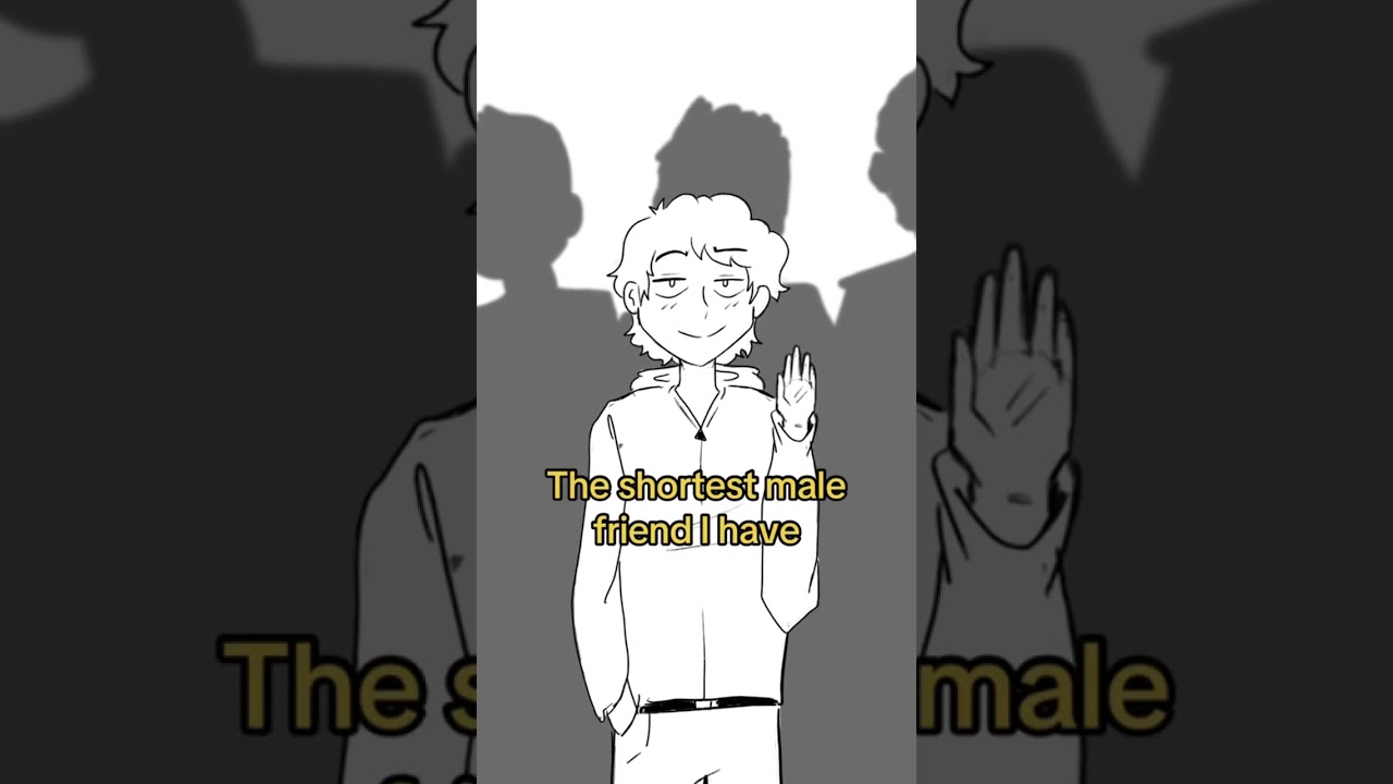 TALL girl SHORT guy romance ❤️&zwj;🔥 [the best] #relationship #animatic #tallgirl #love #shorts