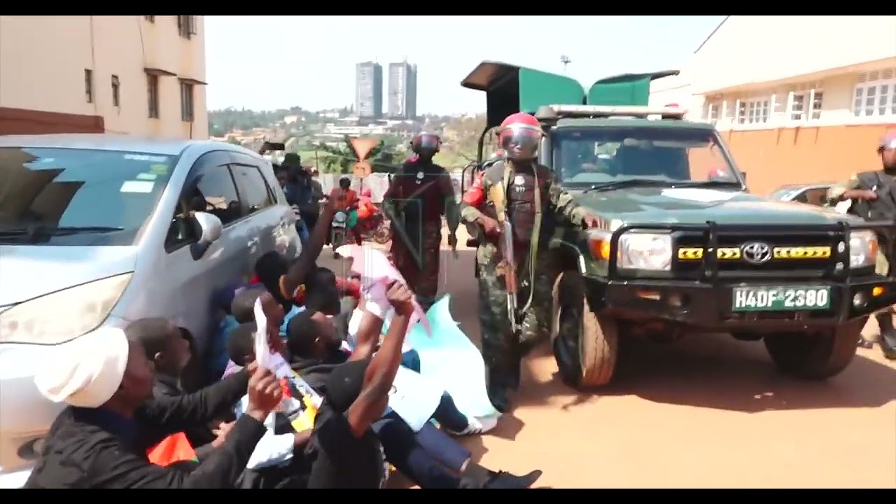 Joint team of security officers suppress  protests