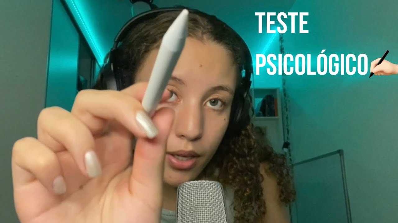 ASMR teste psicológico pra refletir sobre sua vida 🍃