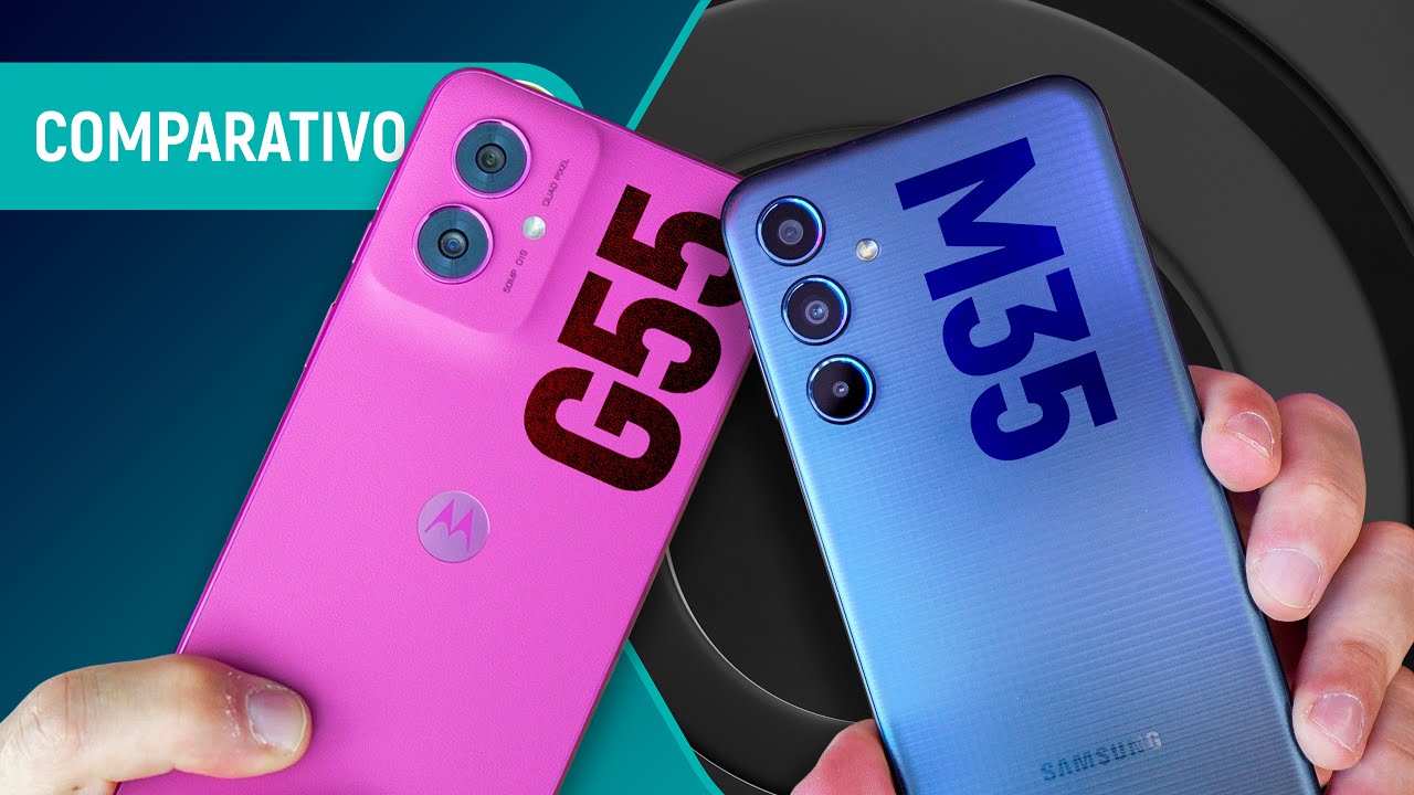MOTO G55 vs GALAXY M35: melhor CUSTO-BENEFÍCIO é da MOTOROLA ou da SAMSUNG? | Comparativo