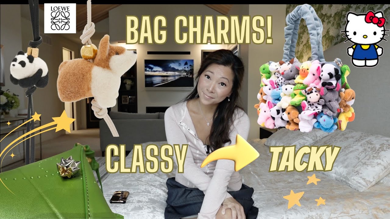 WHAT’S YOUR BAG CHARM PERSONALITY? TEAM TACKY V. TEAM CLASSY! Ft. SANRIO, LOUIS VUITTON & ETSY!