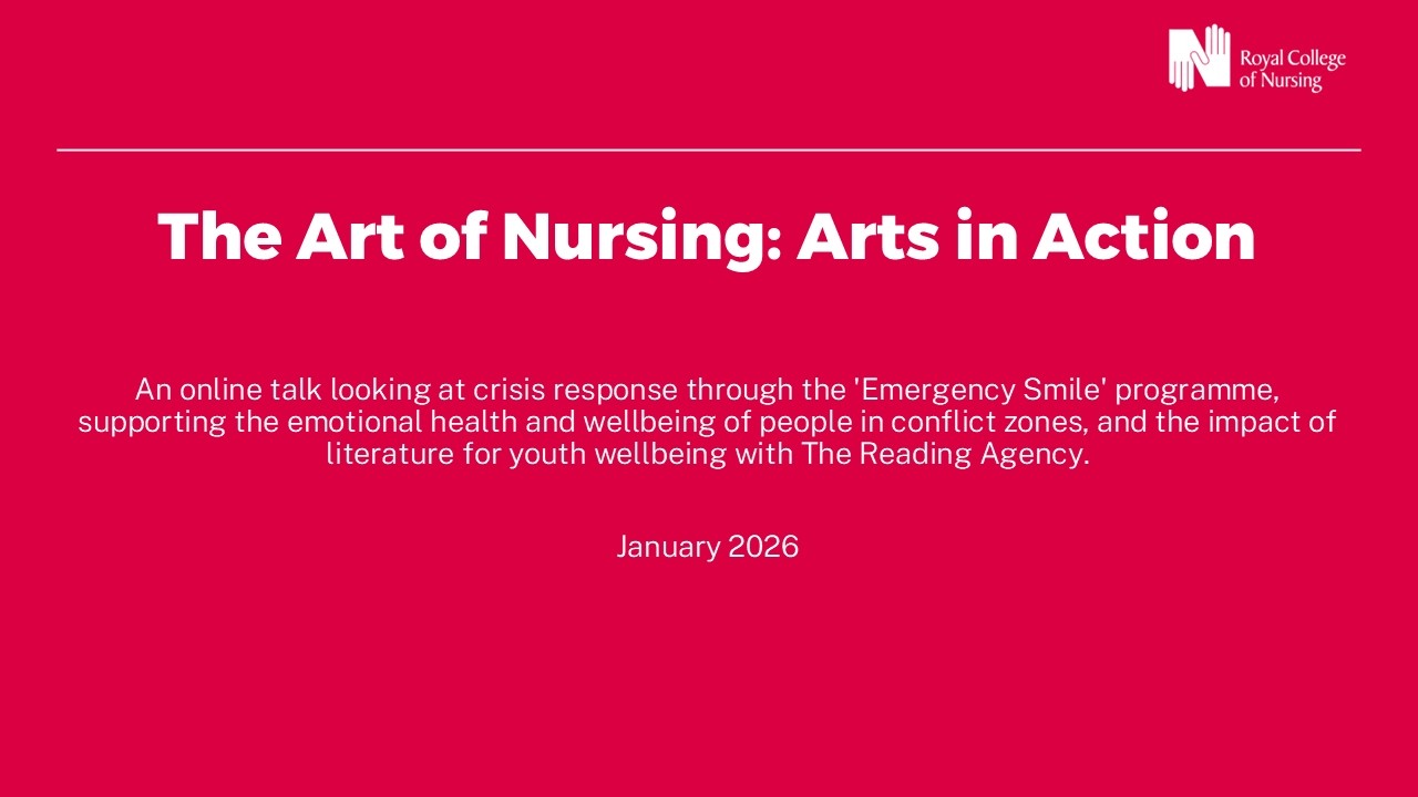 The Art of Nursing: Arts in Action