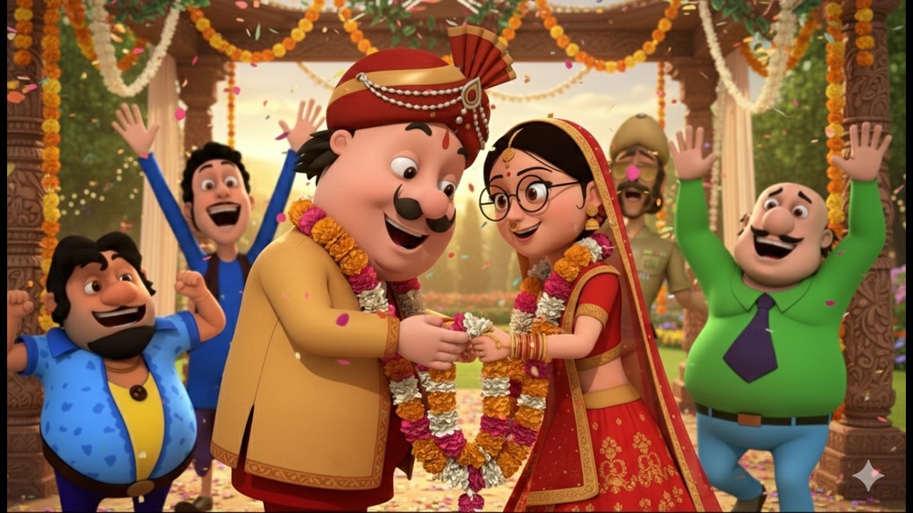 Motu Ki Barat | Kids Hindi | Hindi Cartoon Video | Motu Patlu | Hindi Rhymes Part 33 nurseryrhymes