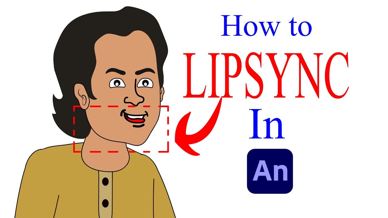Adobe Animate cc lip sync 2d Animatoin Bangla tutorial2022