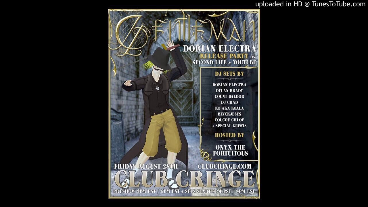 Fantasyluv - Gentleman Release Party (Dorian Electra x Club Cringe - August 28th, 2020)