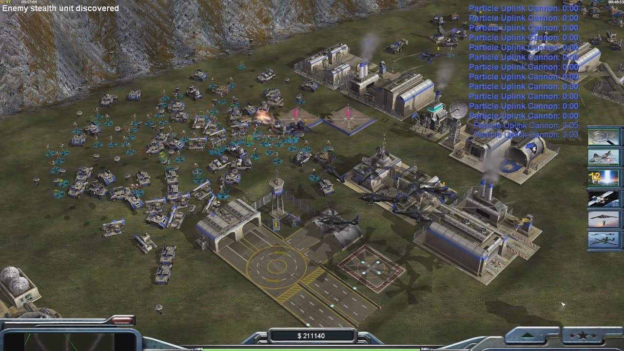 Супероружие США - Command & Conquer Generals Zero Hour - Сложный игровой процесс 1 против 7