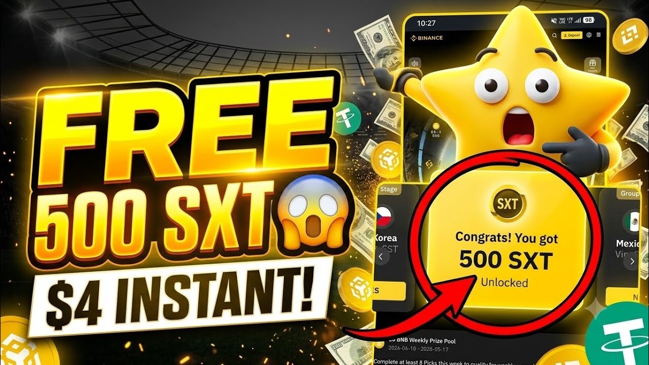😱 Binance Ne FREE 500 SXT De Diya! | $4 Reward Proof 💸🔥 | Fifa World Cup Binance Event Part 1 |