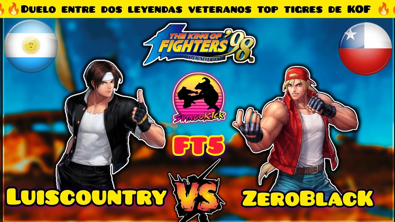 🔥Aún tengo Cosas en el Sótano😭🔥🇦🇷Luiscountry🇦🇷🆚🇨🇱Zero BlacK🇨🇱 FT5 con Revancha #kof98 