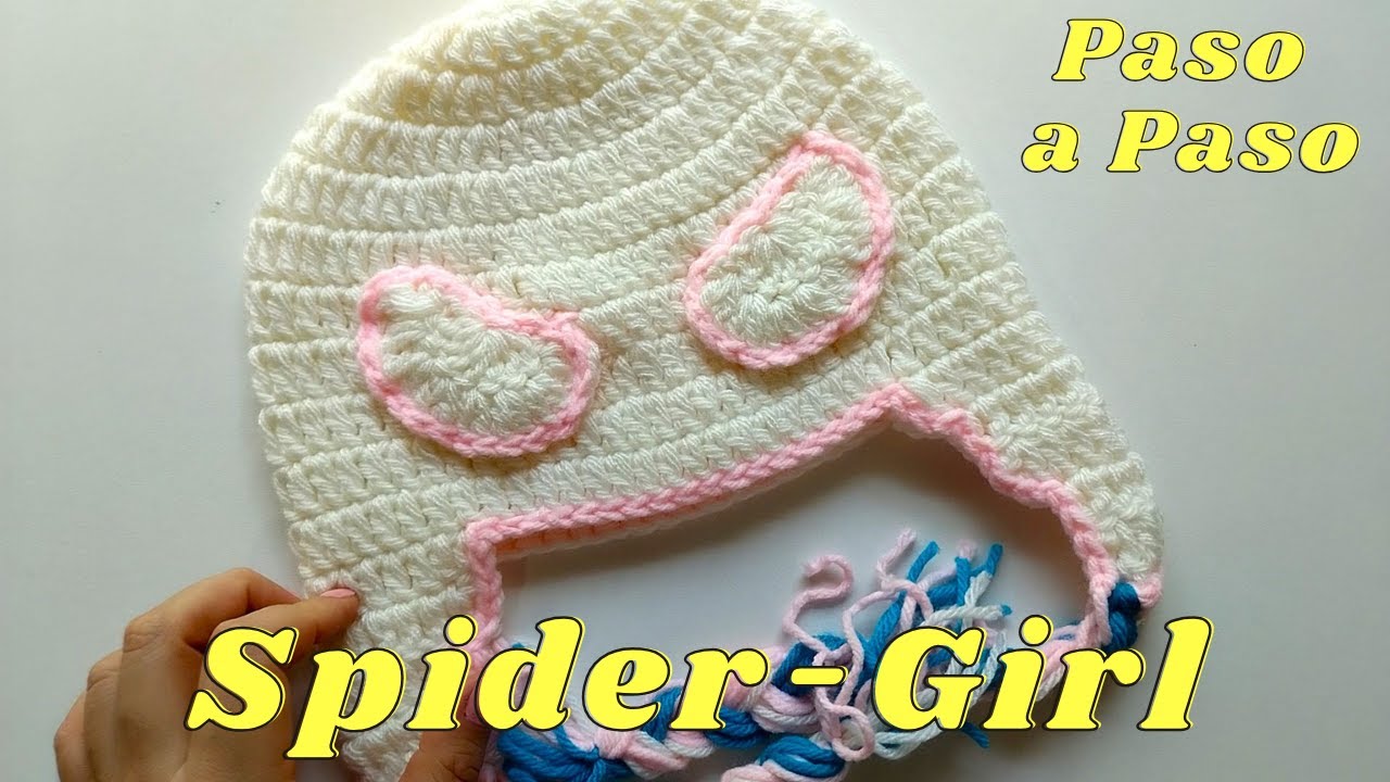 Gorro de Ghost Spider Crochet Hat crochet paso a paso