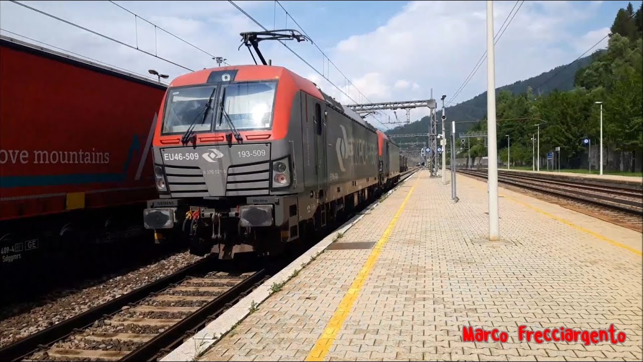 Treni a Tarvisio Boscoverde (UD) il 26 Luglio 2021