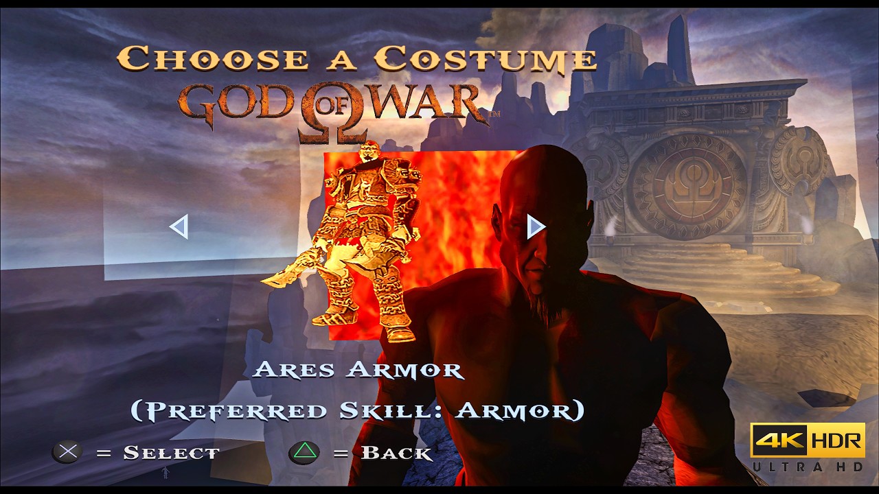 God of War 1 Ares Armor | SpeedRun NG+ | Vertical GamePlay | 4K HDR 60fps