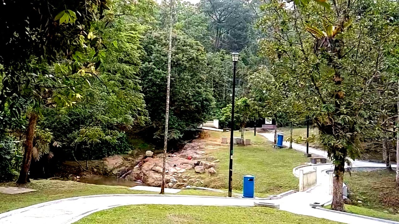 Walking around park in malaysia