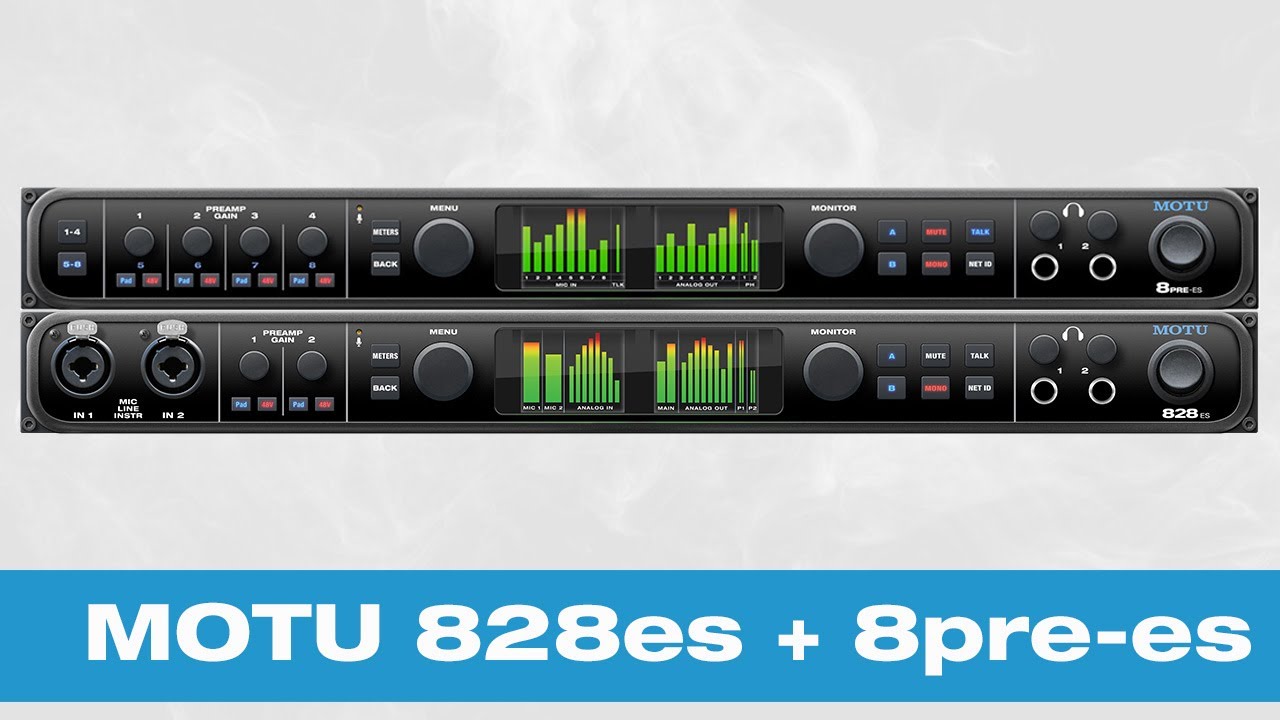 MOTU 828es + 8pre-es