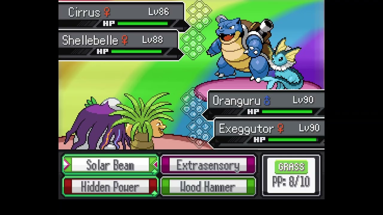 Pokemon Reborn MonoPsychic HC Nuzlocke VS Amaria (Eggs sweep)