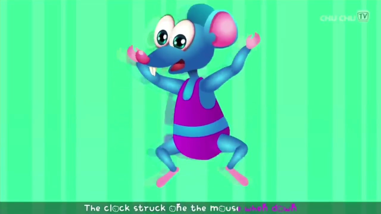 The mouse went up the clock mix effects