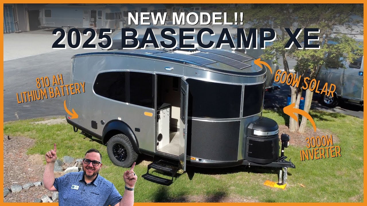 First Look! All-Electric Off-Road Beast for Epic Boondocking! 2025 Airstream Basecamp Xe