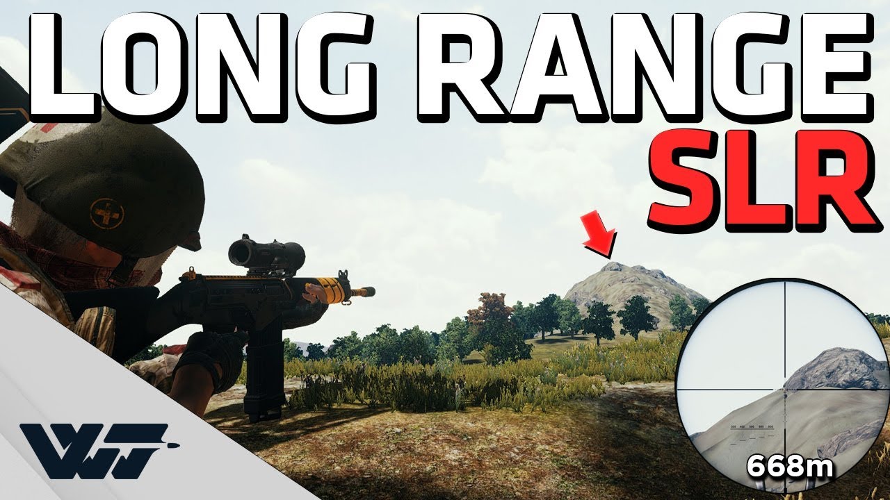 DOMINATING WITH THE SLR - Long range shooting feels so good - PUBG