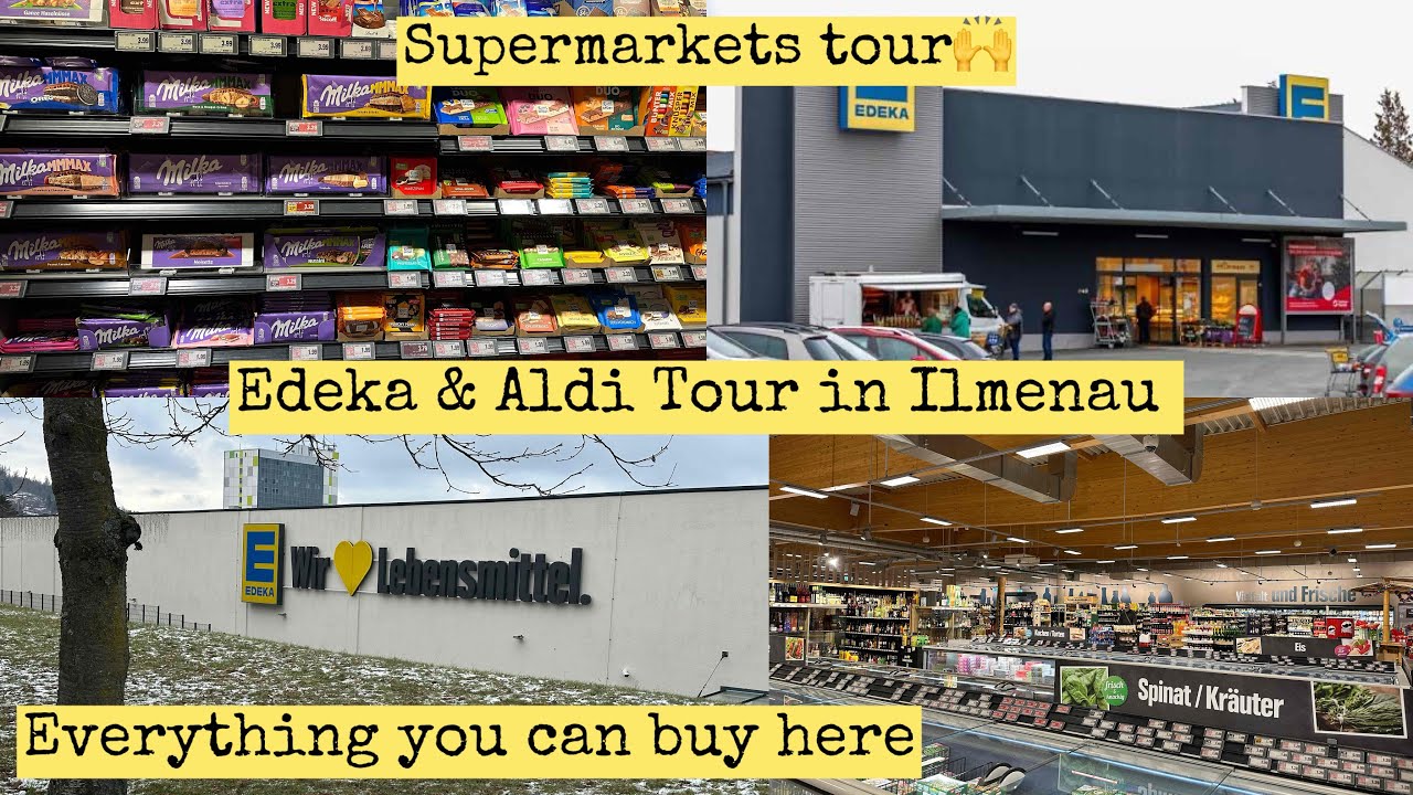 Edeka Germany 🇩🇪 Edeka and Aldi Tour 🛍️ Visit Edeka supermarket with Pakistani Girl ❤️