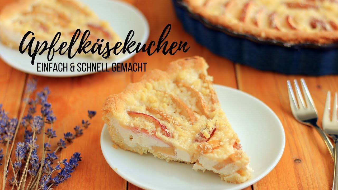 Apfelkäsekuchen mit Streusel Rezept | Das beste Apfelkuchen