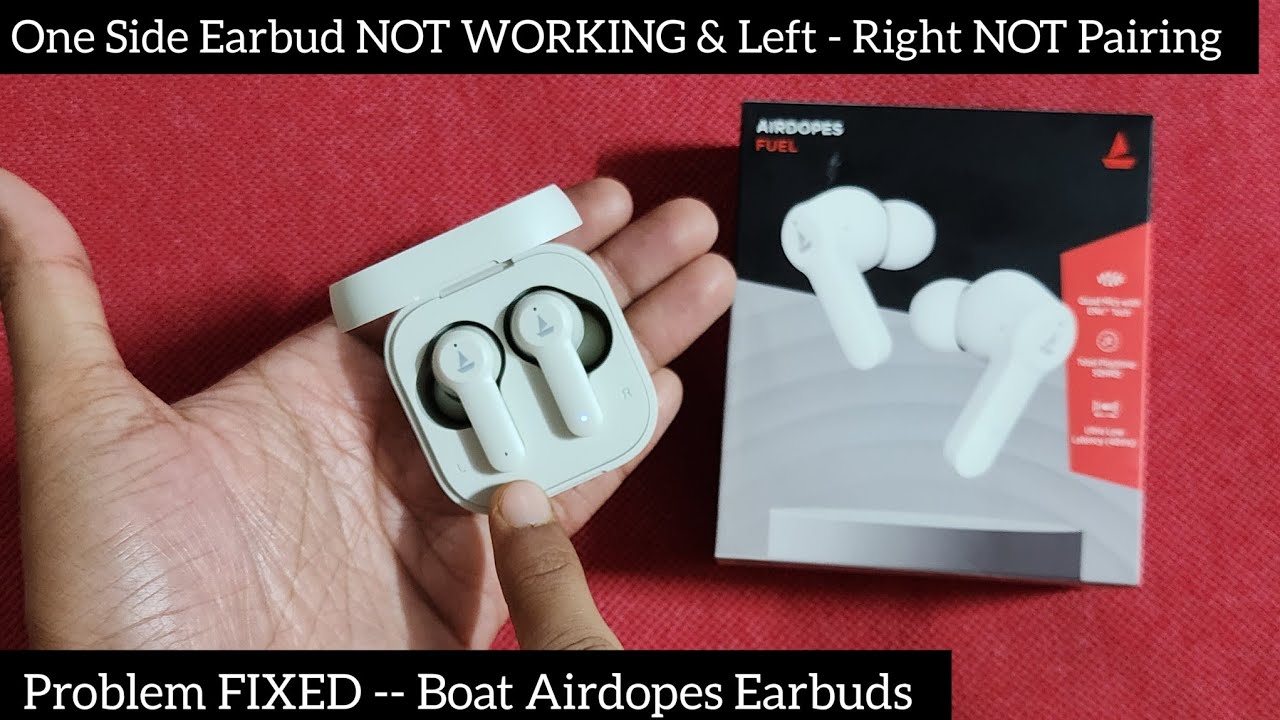 boAt Airdopes One Earbud Not Working? Left & Right Not Pairing FIXED! Complete Solution ⚡